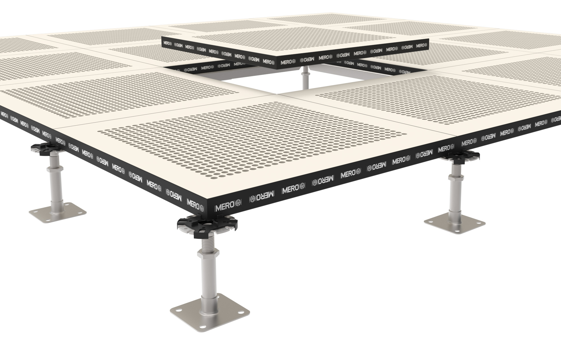 Et bilde av Meros Access Floor Basic System